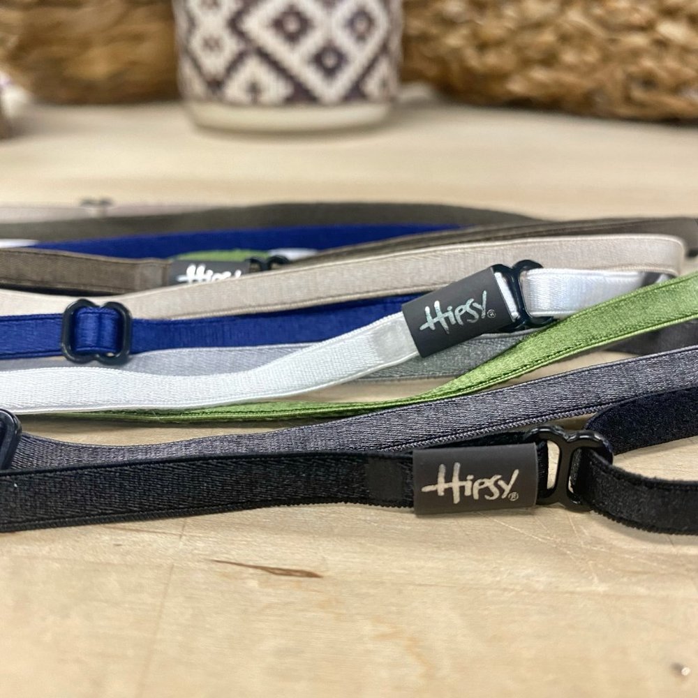 Hipsy 8-Pack Brown/Taupe/Navy/White/Black/Silver/Olive/Gray Adjustable Headbands
